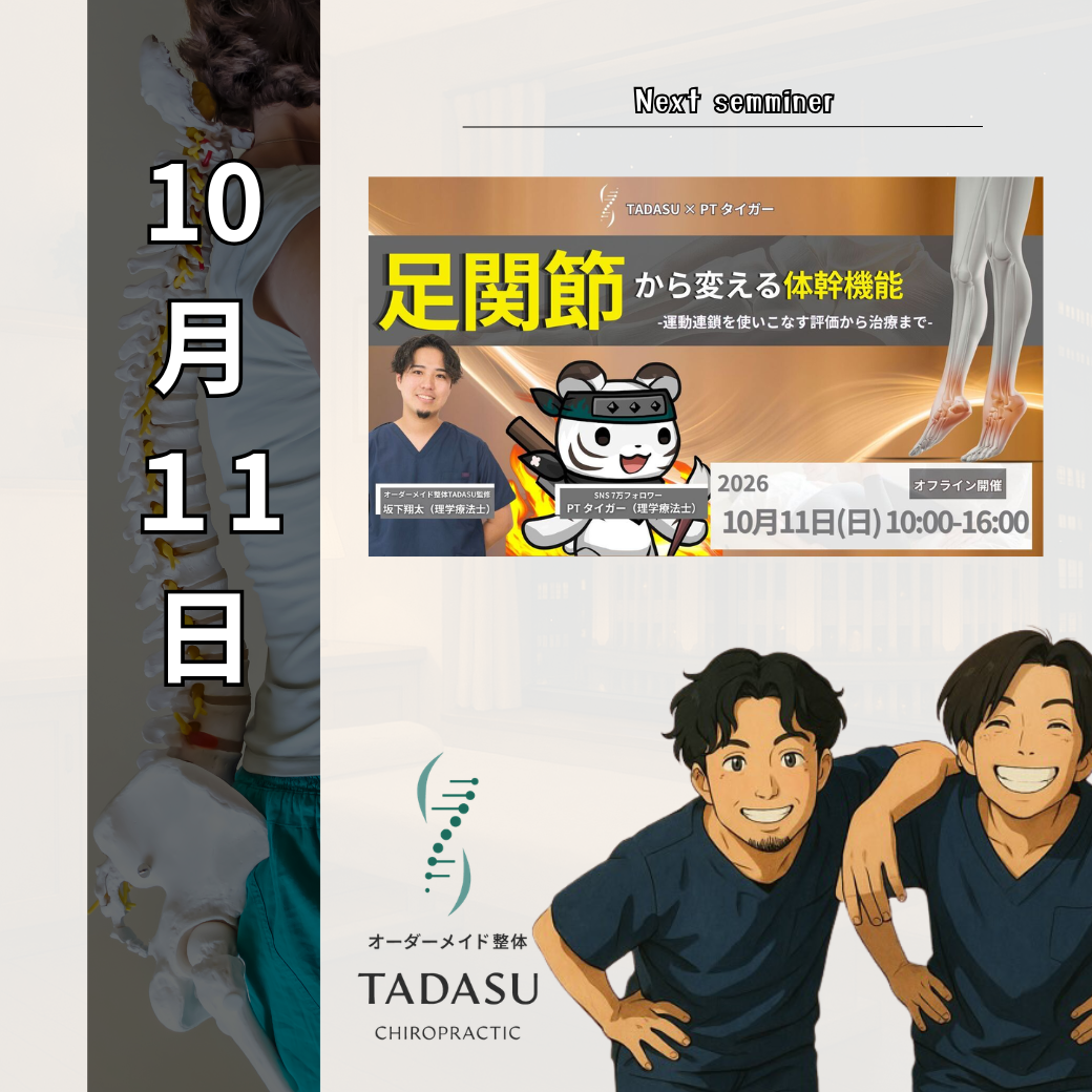 足関節から始める体幹機能